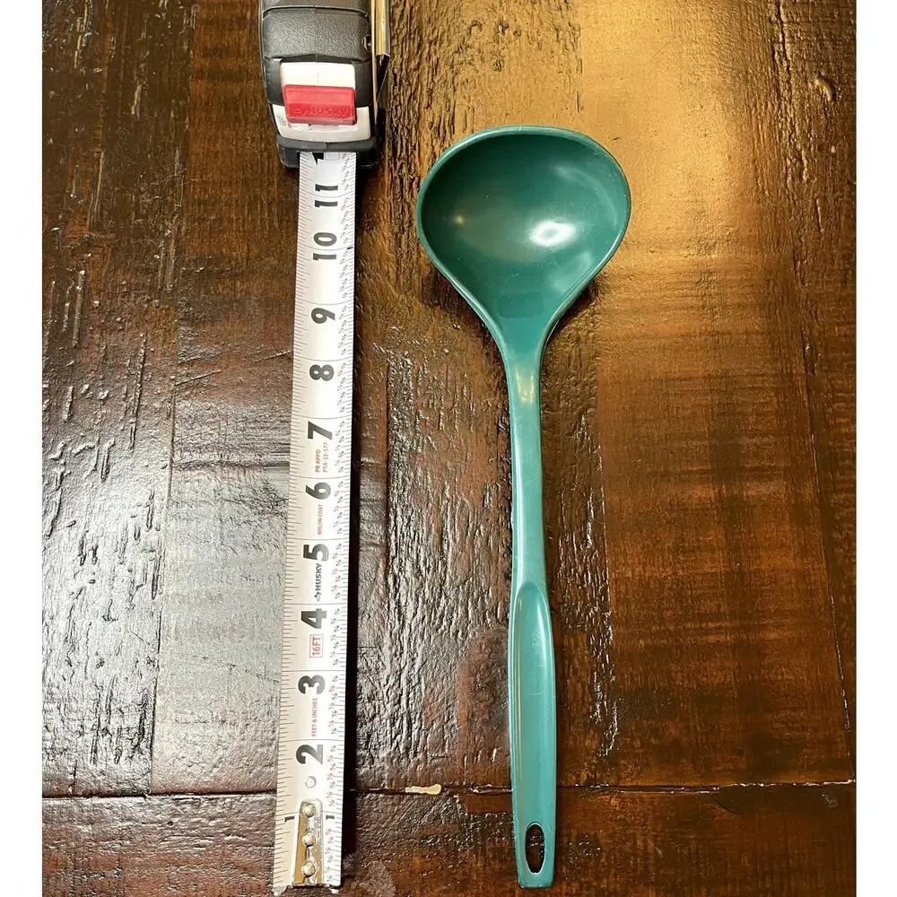 Vintage 1970s Foley Teal Blue Green Nylon Ladle Kitchen Utensil USA Retro